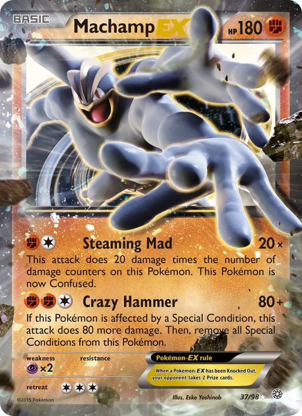 Machamp EX Ancient Origins 37/98
