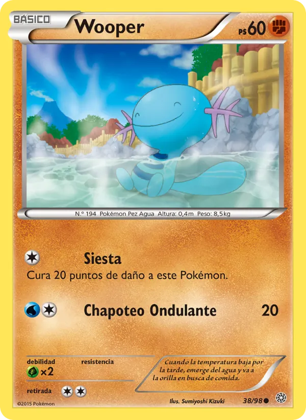 Wooper Antiguos Orígenes 38/98