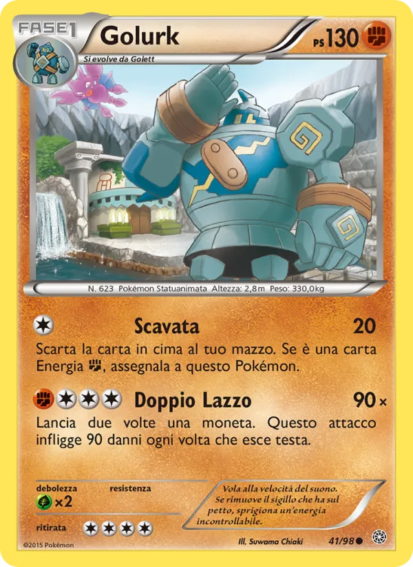 Golurk Antiche Origini 41/98