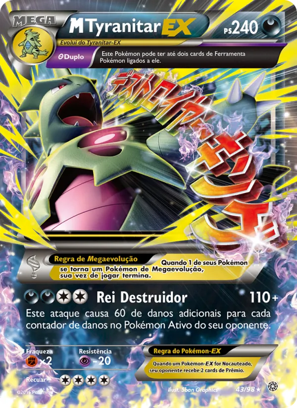 M-Tyranitar EX Origens Ancestrais 43/98