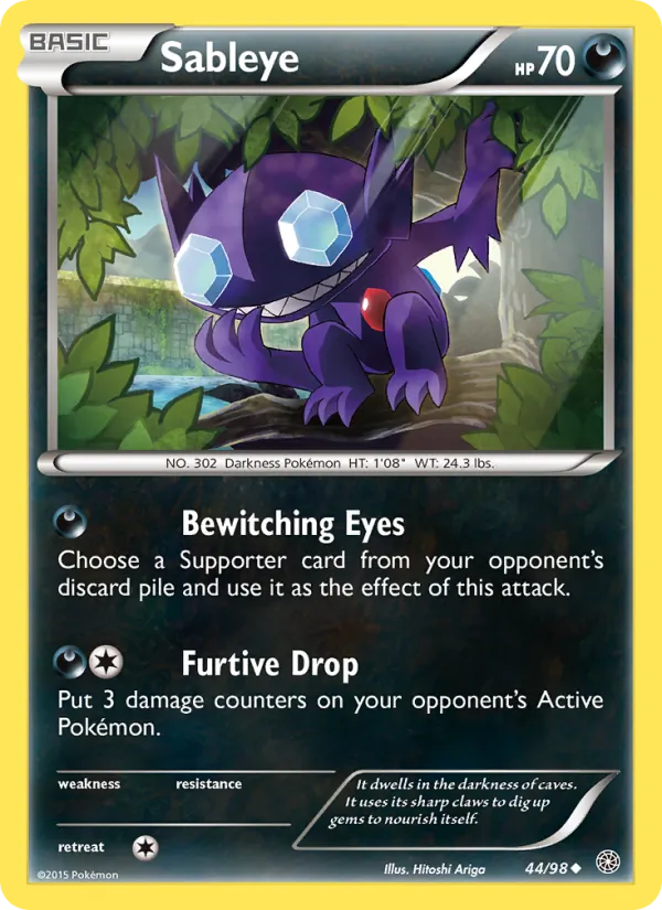 Sableye Antiche Origini 44/98