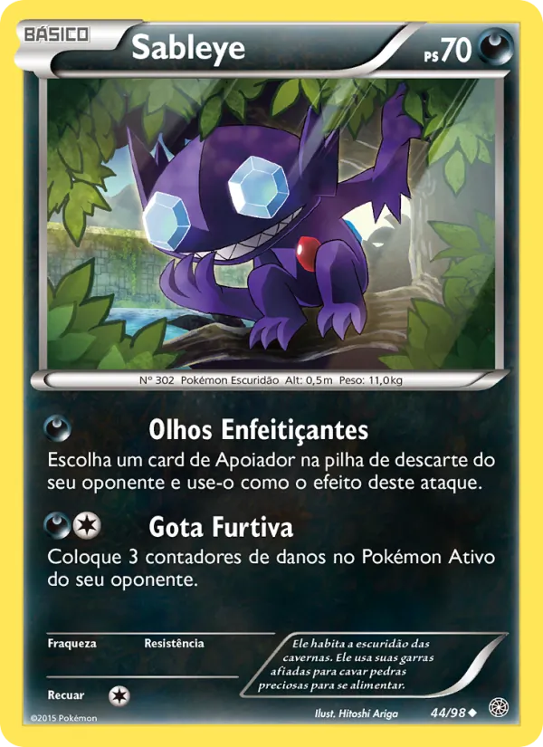 Sableye Origens Ancestrais 44/98