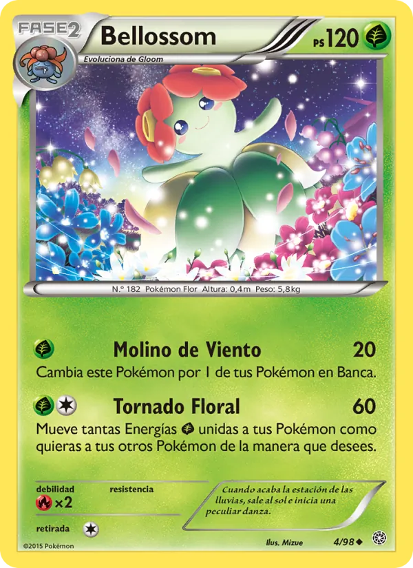 Bellossom Antiguos Orígenes 4/98