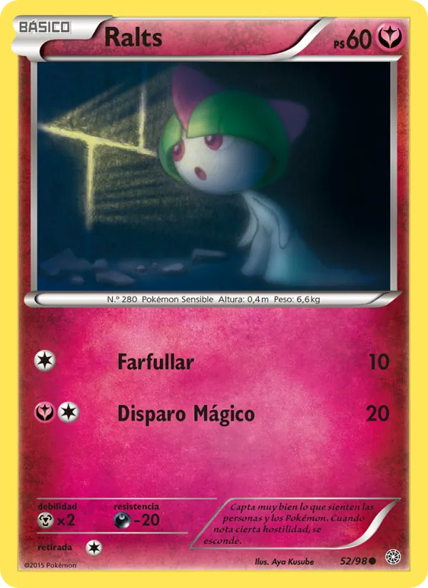Ralts Antiguos Orígenes 52/98