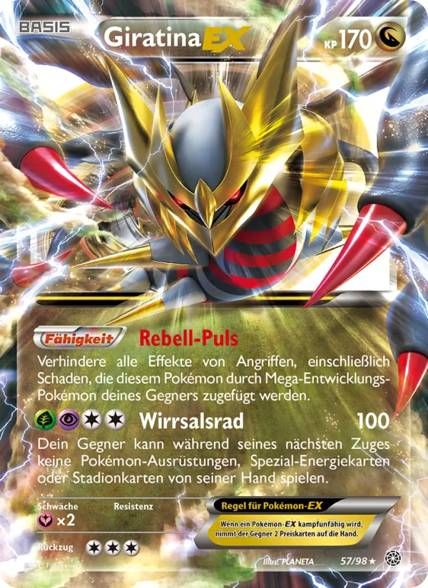 Giratina EX Ewiger Anfang 57/98