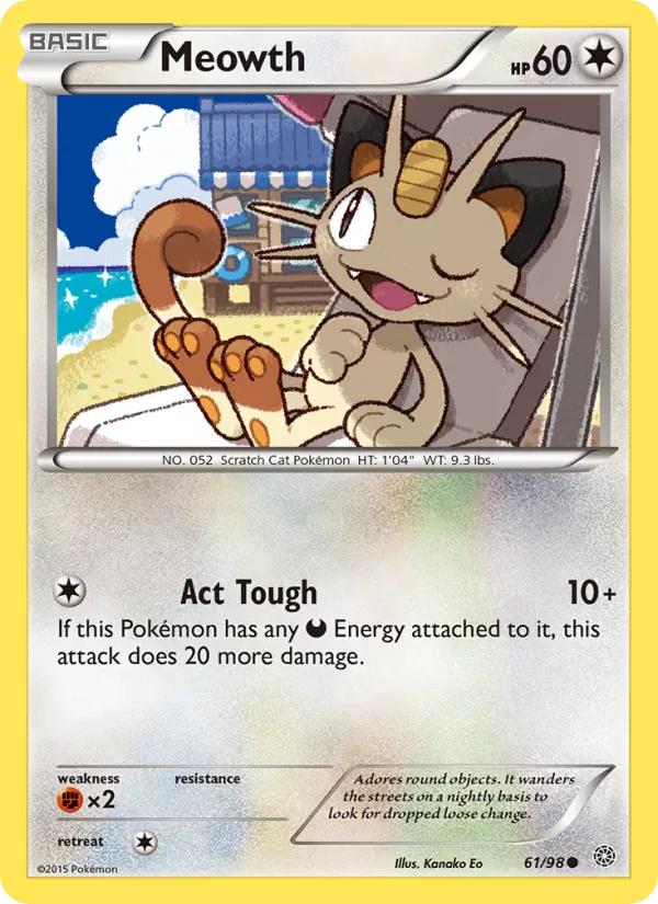 Meowth Ancient Origins 61/98