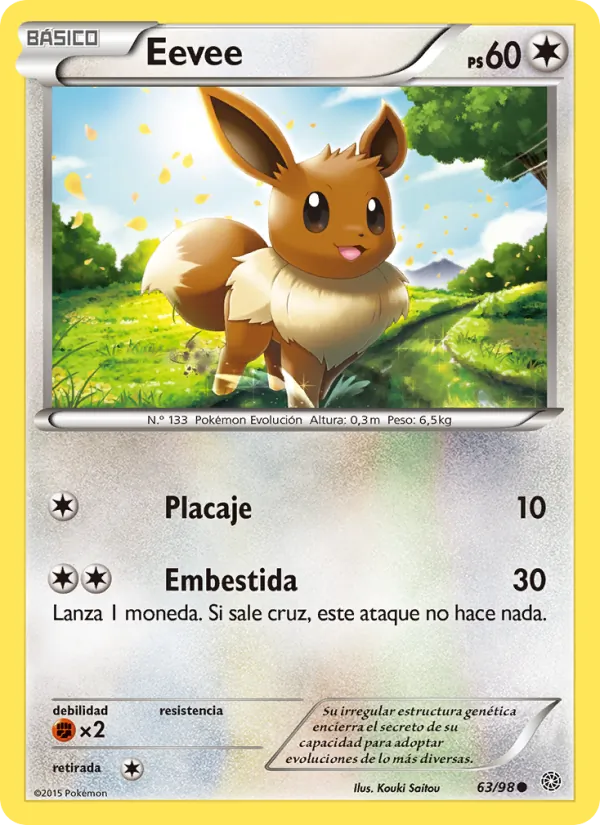 Eevee Antiguos Orígenes 63/98