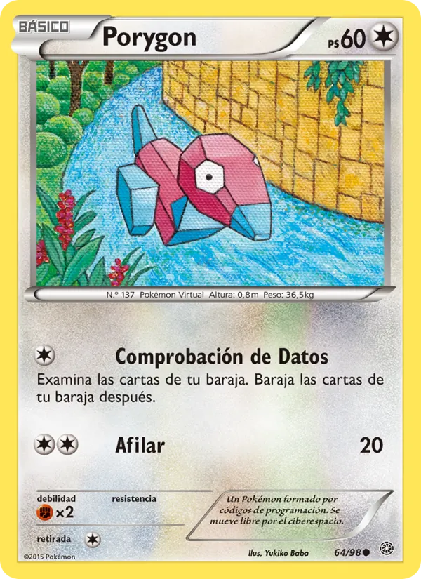 Porygon Antiguos Orígenes 64/98
