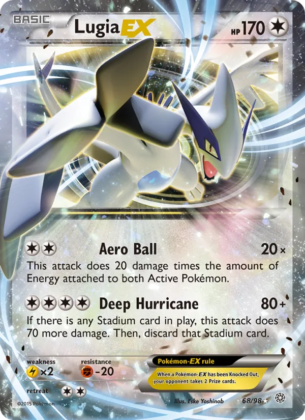 Lugia EX Ancient Origins 68/98