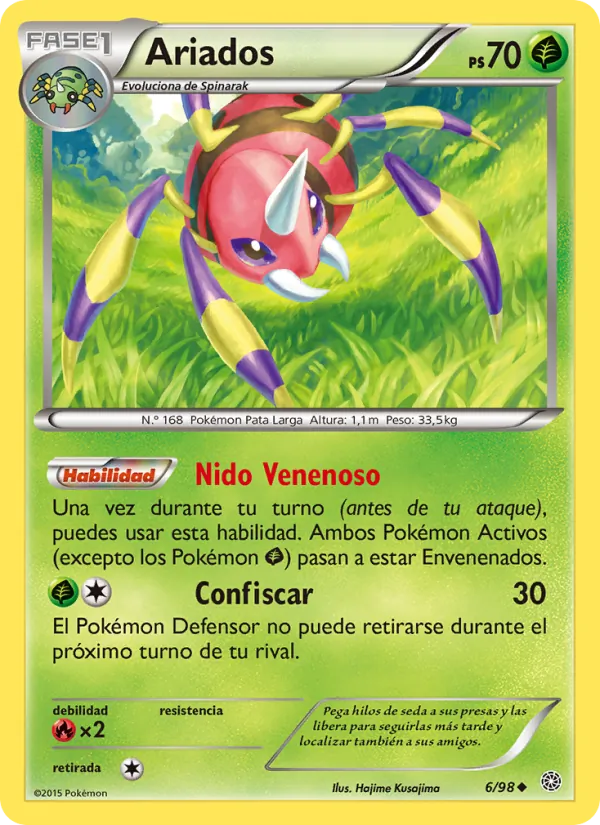 Ariados Antiguos Orígenes 6/98