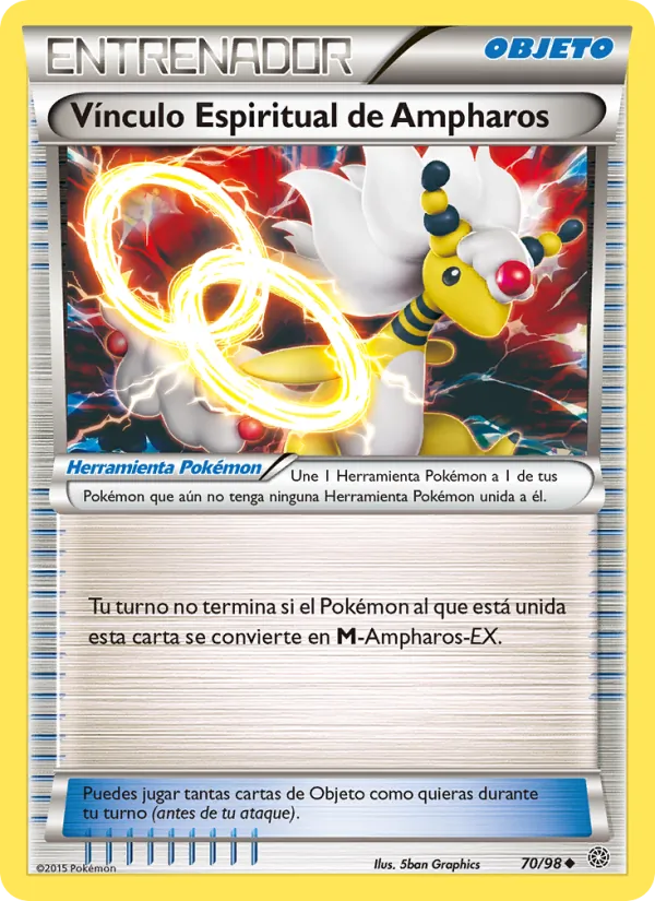 Vínculo Espiritual de Ampharos Antiguos Orígenes 70/98