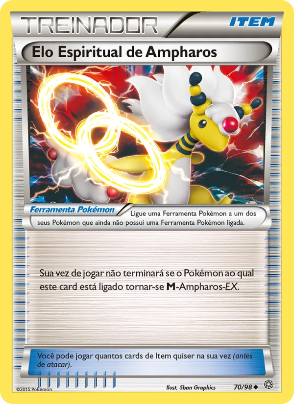 Elo Espiritual de Ampharos Origens Ancestrais 70/98