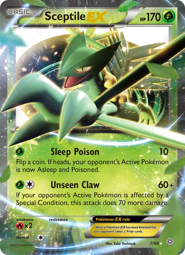 Sceptile EX Ancient Origins 7/98