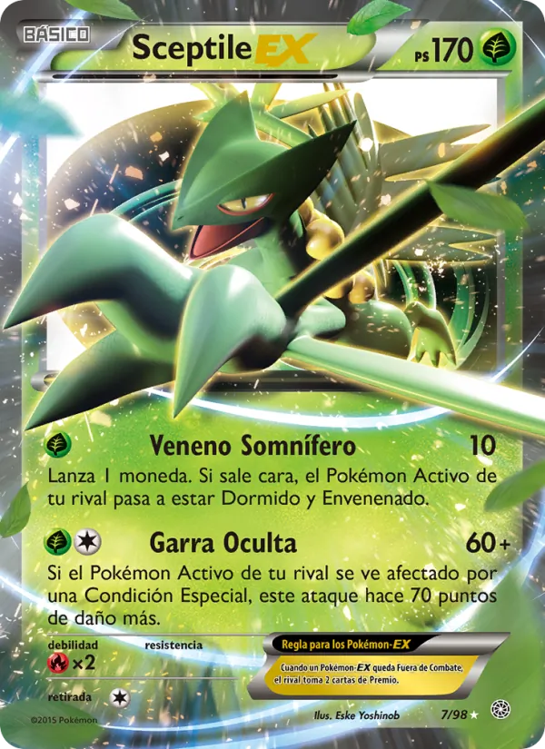 Sceptile EX Antiguos Orígenes 7/98
