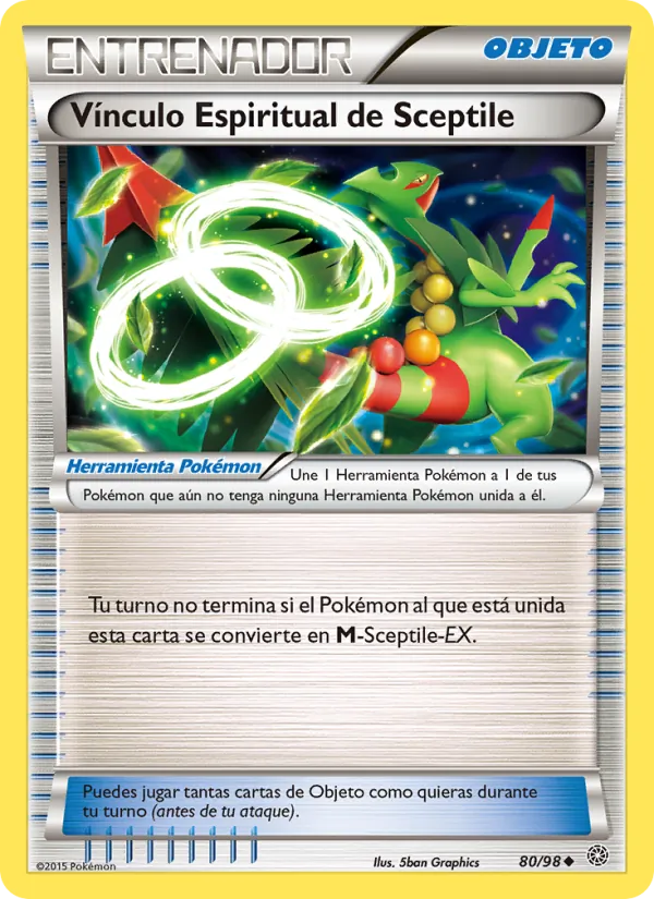 Vínculo Espiritual de Sceptile Antiguos Orígenes 80/98