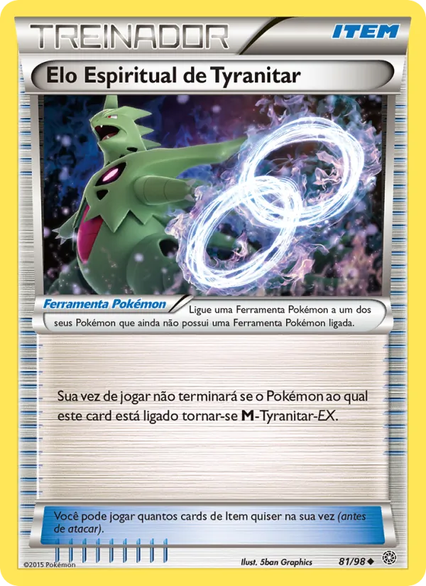 Elo Espiritual de Tyranitar Origens Ancestrais 81/98