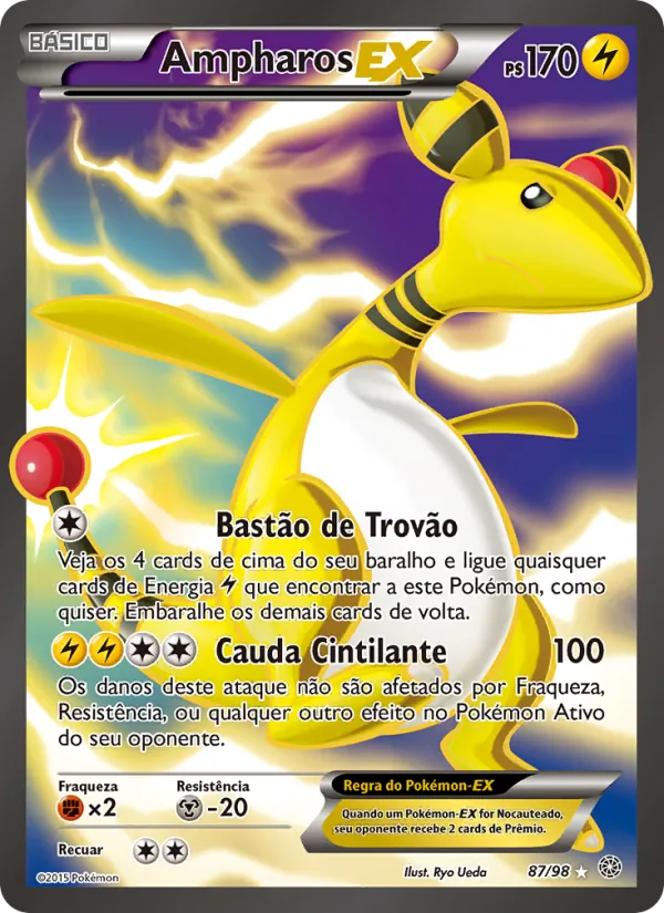 Ampharos EX Origens Ancestrais 87/98