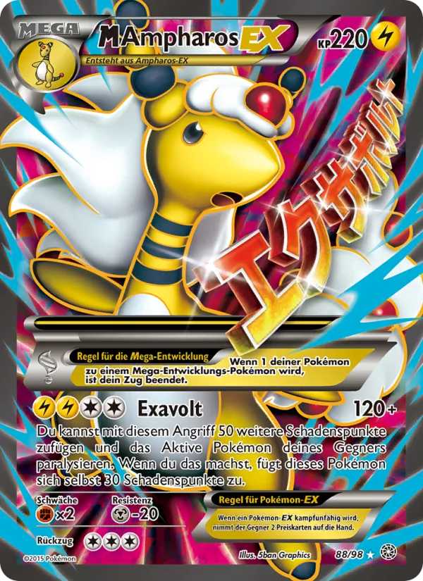 M-Ampharos EX Ewiger Anfang 88/98
