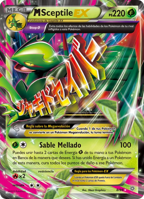 M-Sceptile EX Antiguos Orígenes 8/98