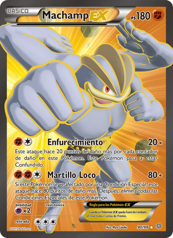 Machamp EX Antiguos Orígenes 90/98