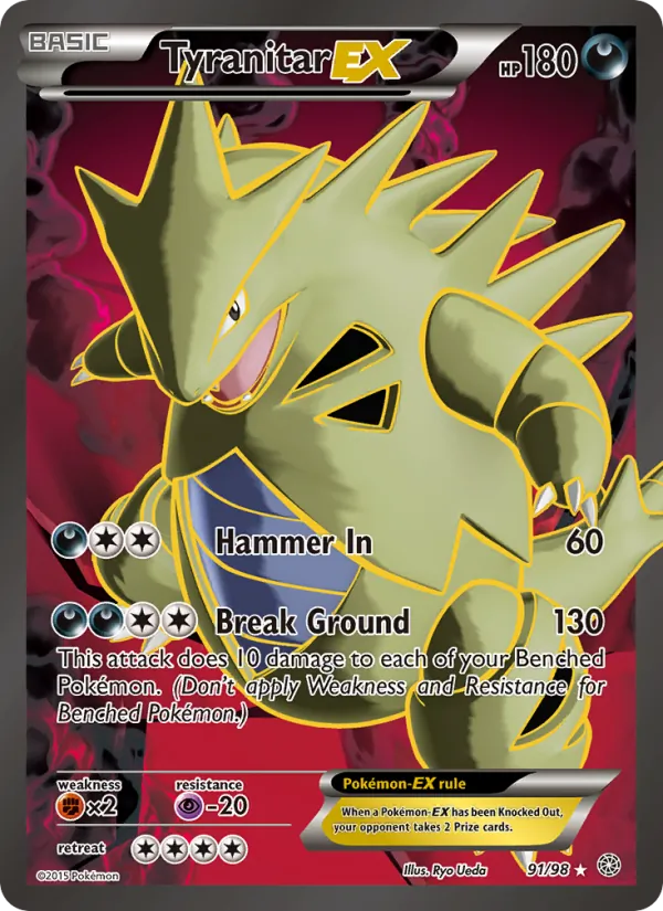 Tyranitar EX Ancient Origins 91/98