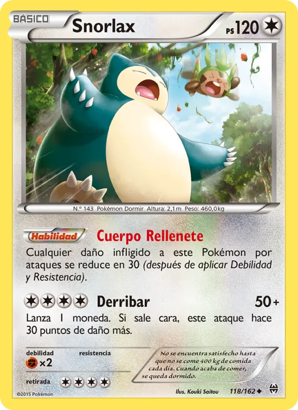 Snorlax Turbo Impulso 118/162