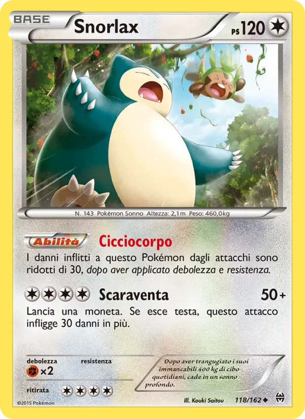 Snorlax Turbo Blitz 118/162