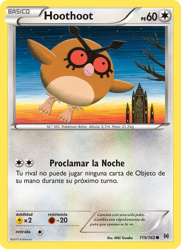Hoothoot Turbo Impulso 119/162