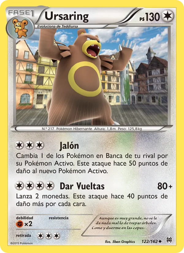 Ursaring Turbo Impulso 122/162