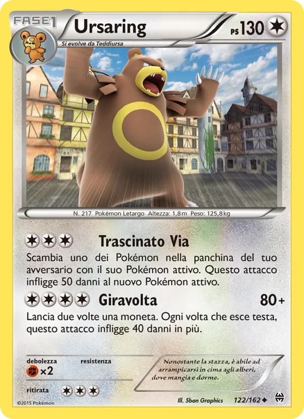 Ursaring Turbo Blitz 122/162