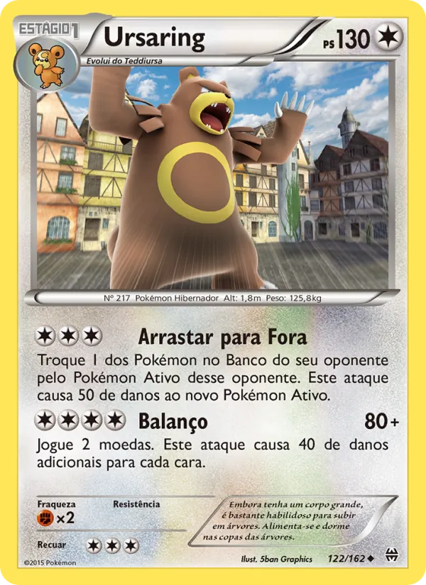 Ursaring Turbo Revolução 122/162