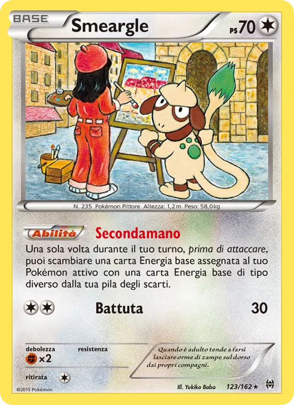 Smeargle Turbo Blitz 123/162