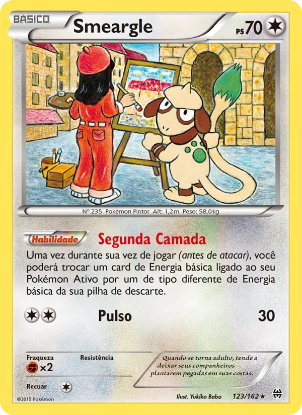 Smeargle Turbo Revolução 123/162
