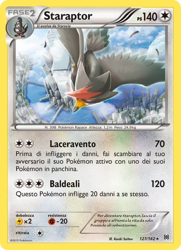 Staraptor Turbo Blitz 127/162