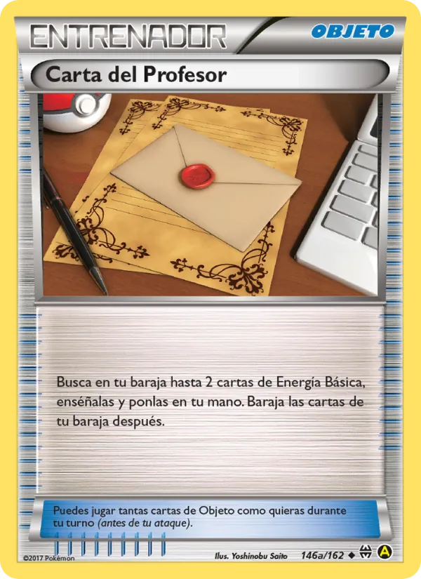 Carta del Profesor Turbo Impulso 146/162