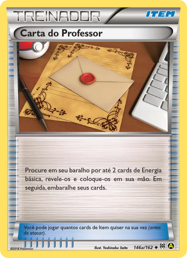 Carta do Professor Turbo Revolução 146/162