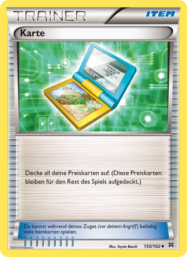 Karte TURBOstart 150/162