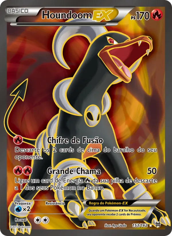 Houndoom EX Turbo Revolução 153/162