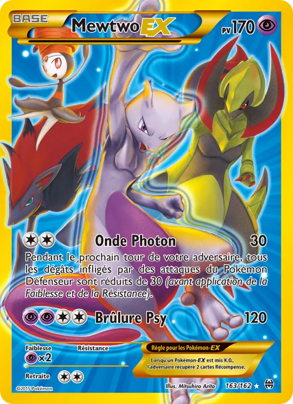 Mewtwo EX Impulsion Turbo 163/162