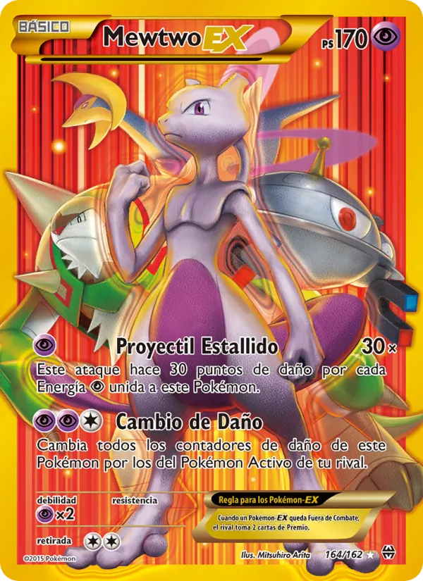Mewtwo EX Turbo Impulso 164/162