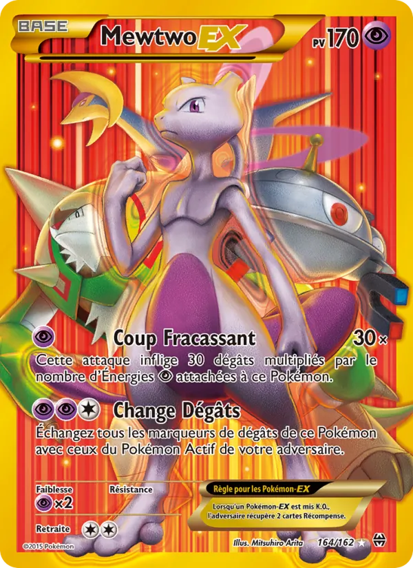 Mewtwo EX Impulsion Turbo 164/162