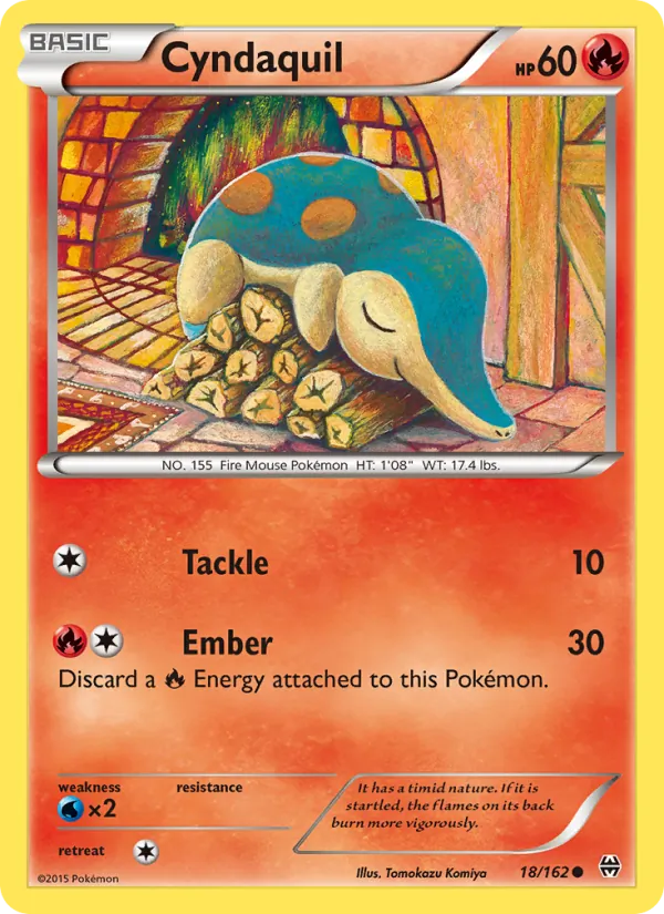 Cyndaquil BREAKthrough 18/162