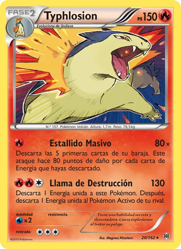 Typhlosion Turbo Impulso 20/162