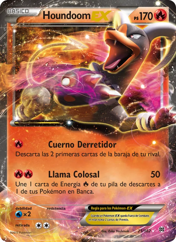 Houndoom EX Turbo Impulso 21/162