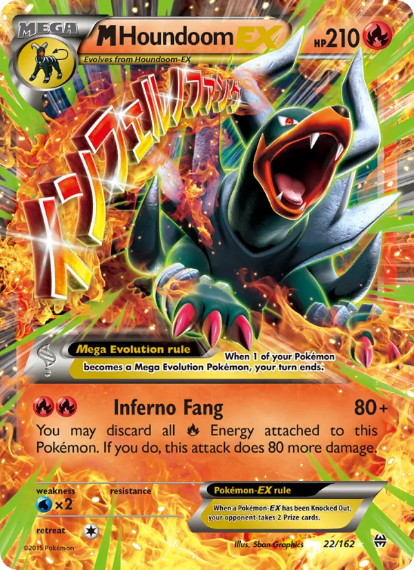 M Houndoom EX BREAKthrough 22/162