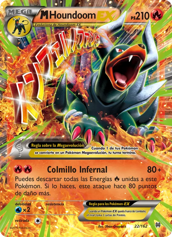 M-Houndoom EX Turbo Impulso 22/162
