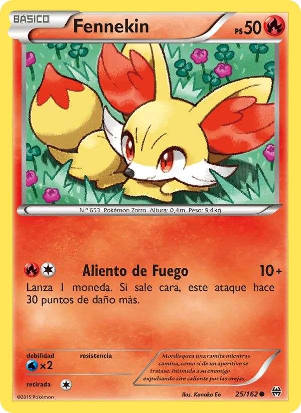 Fennekin Turbo Impulso 25/162