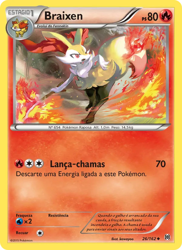 Braixen Turbo Revolução 26/162