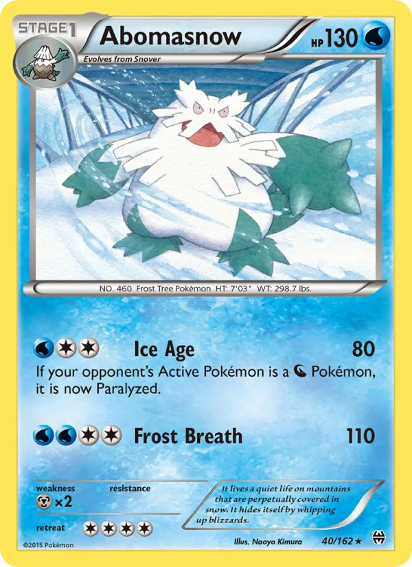 Abomasnow BREAKthrough 40/162