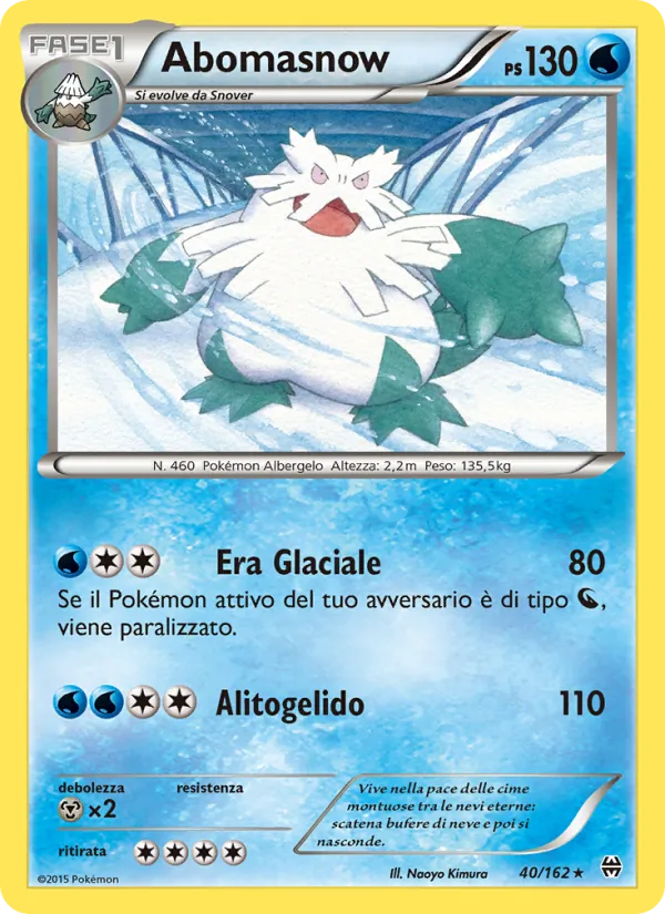 Abomasnow Turbo Blitz 40/162